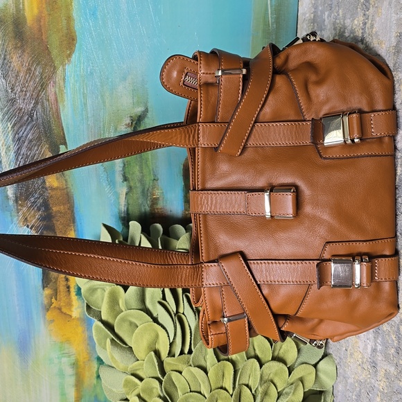 LK BENNETT Medium  Brown Anna Leather Handbag - Picture 2 of 16